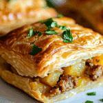 Cajun Potato and Cheddar Sausage Hand Pies