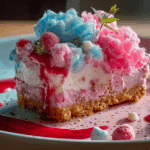 Cotton Candy Cheesecake Dessert