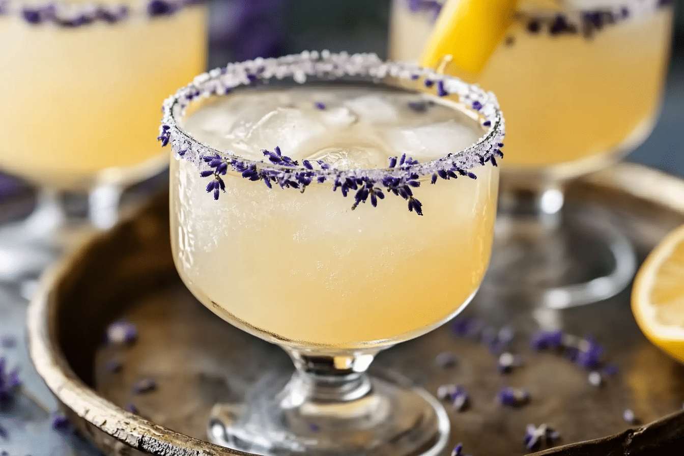 Lemon Lavender Margaritas
