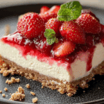 Berrylicious Strawberry Crunch Cheesecake