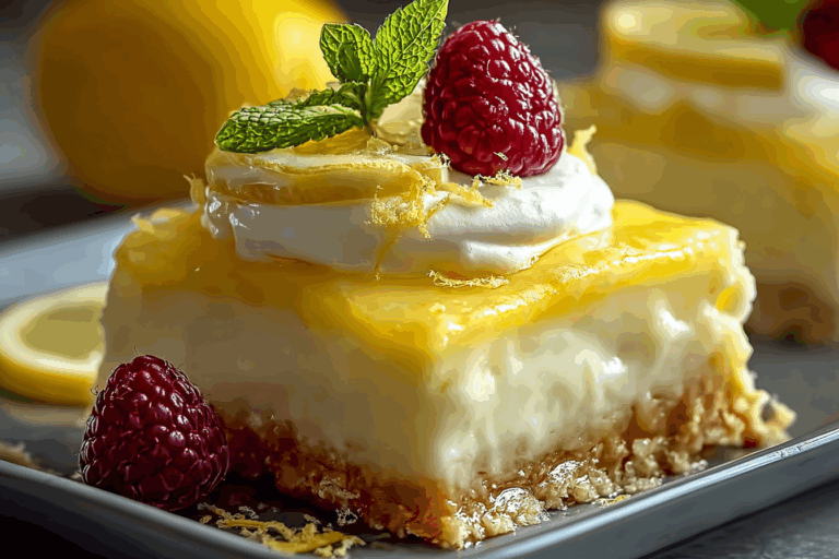 Lazy Day Lemon Cream Pie Bars