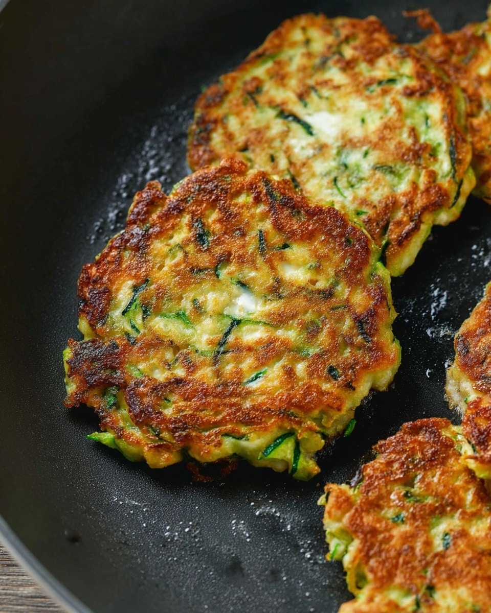 Crispy Zucchini Fritters with Green Onions Recipe - Recipe Image
