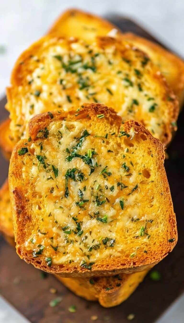 Garlic Bread Cheese Toasts Recipe