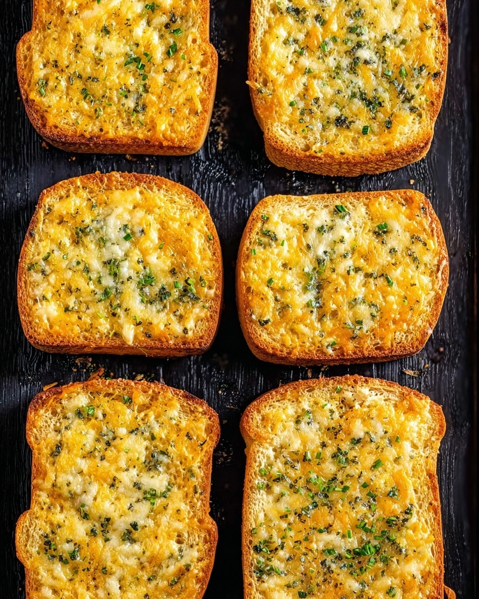 Garlic Bread Cheese Toasts Recipe - Recipe Image