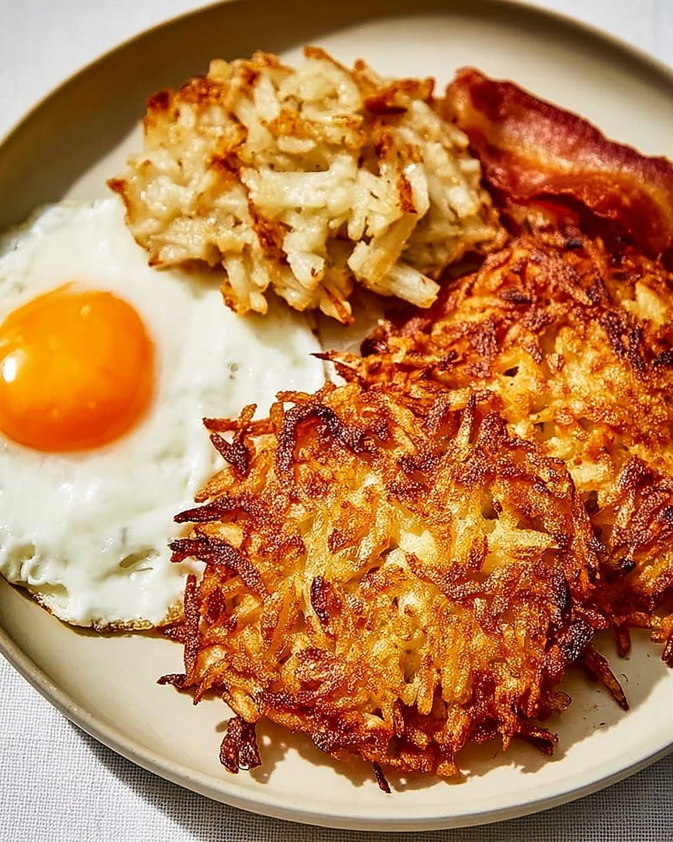 Homemade Crispy Hash Browns Recipe - Recipe Image