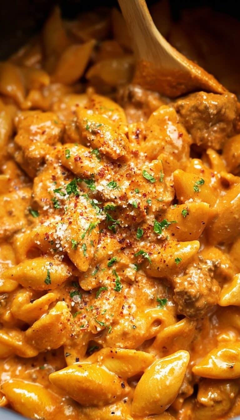 One Pot Creamy Beef Pasta Recipe