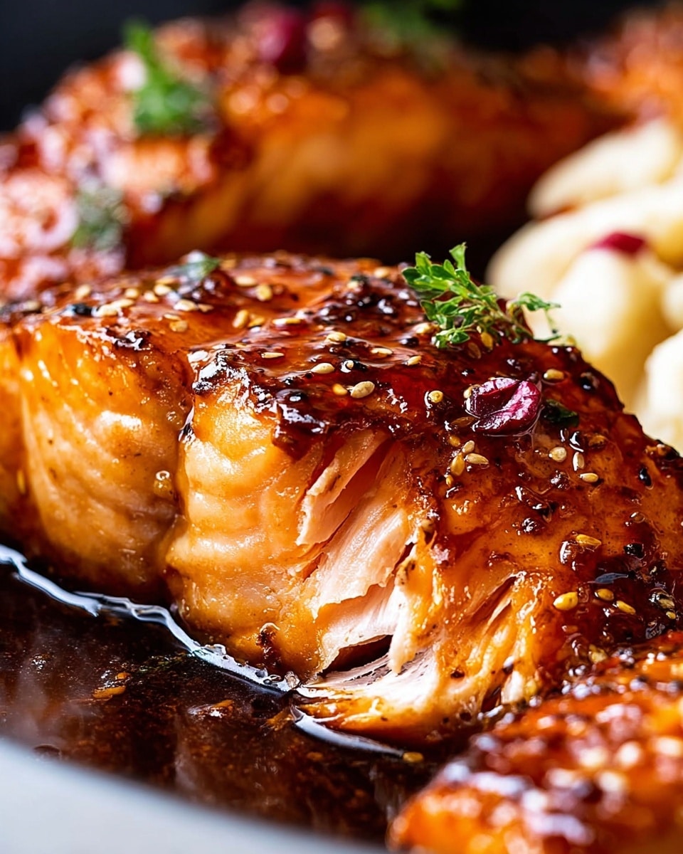 Honey Garlic Glazed Salmon Recipe - Recipe Image