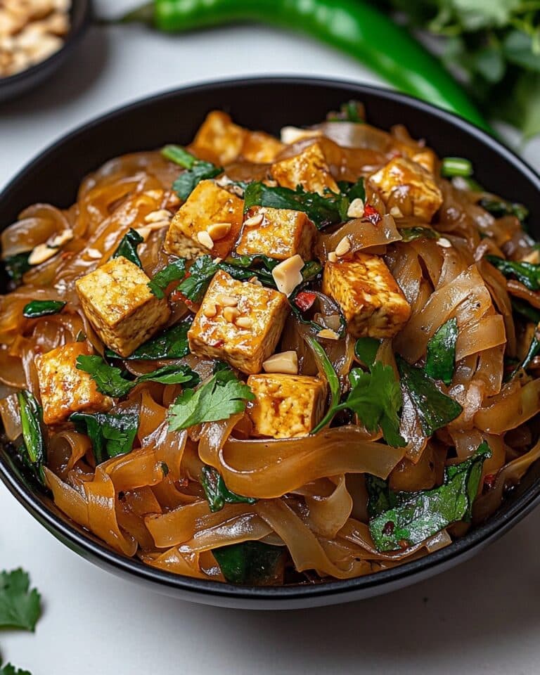Street Style Thai Drunken Noodles Recipe