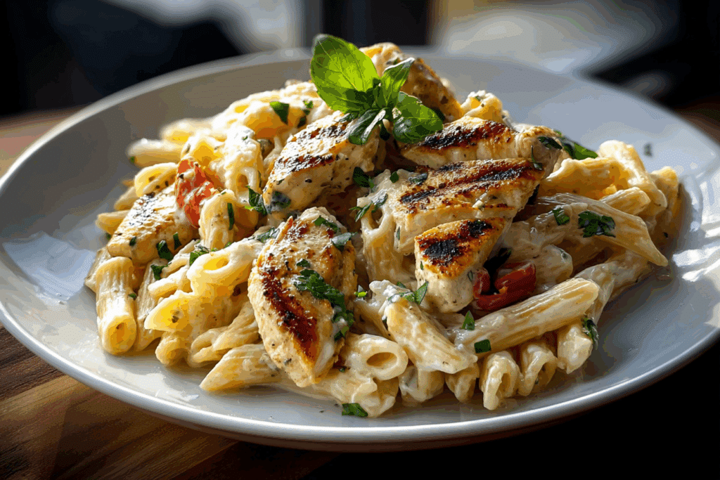 Creamy Garlic Parmesan Chicken Pasta