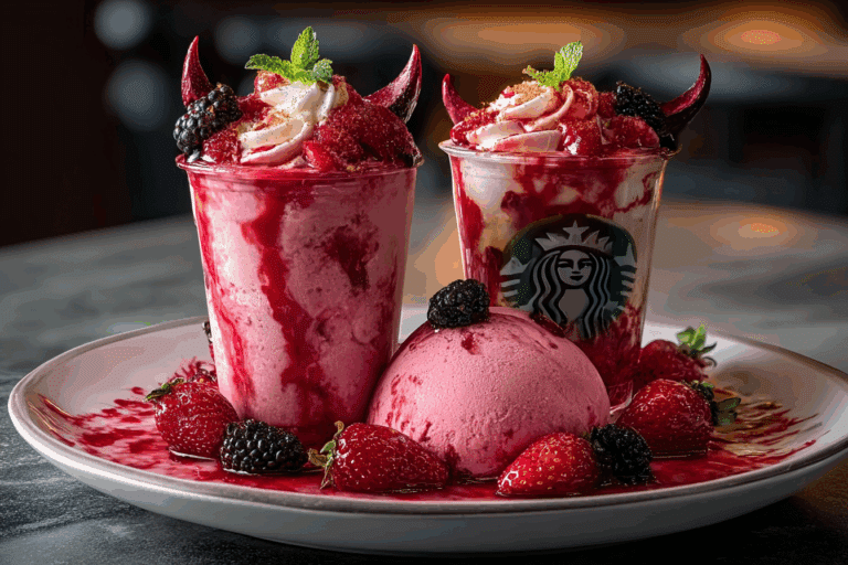 Velvet Fang Strawberry Mocha Frappuccino