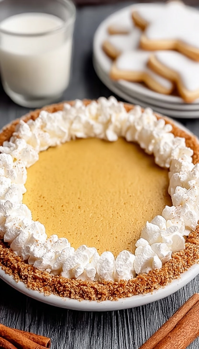 No Bake Pumpkin Pie Recipe - Recipe Image