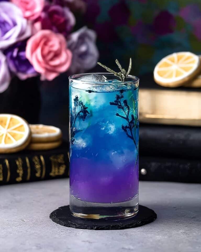 Witches’ Brew Lemonade with Empress 1908 Gin and Blue Curaçao Recipe