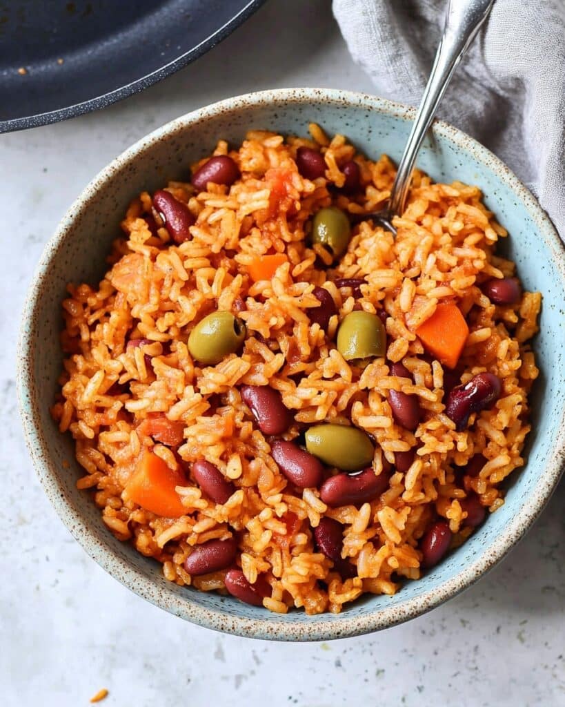 Spanish Rice and Beans Skillet Recipe