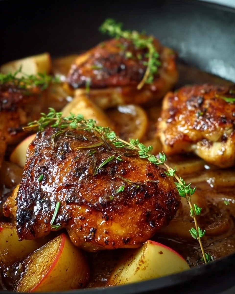 Apple Cider Glazed Chicken Recipe - Recipe Image