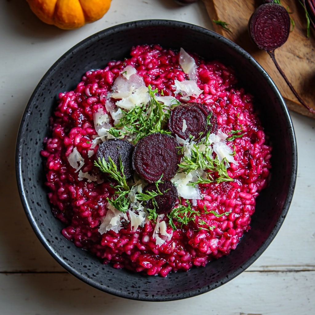 Bloody Beet Risotto Recipe - Recipe Image
