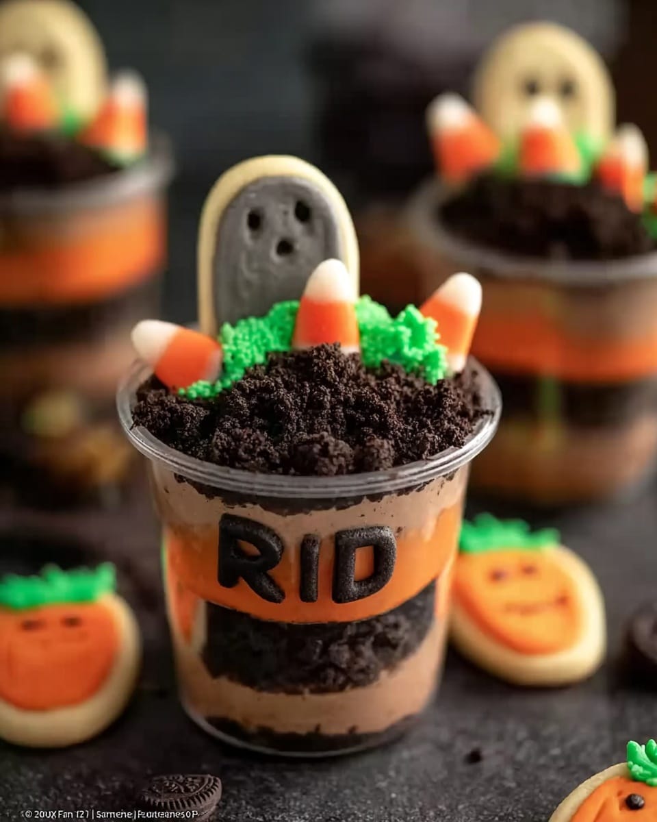 Halloween Dirt Cups Recipe - Recipe Image