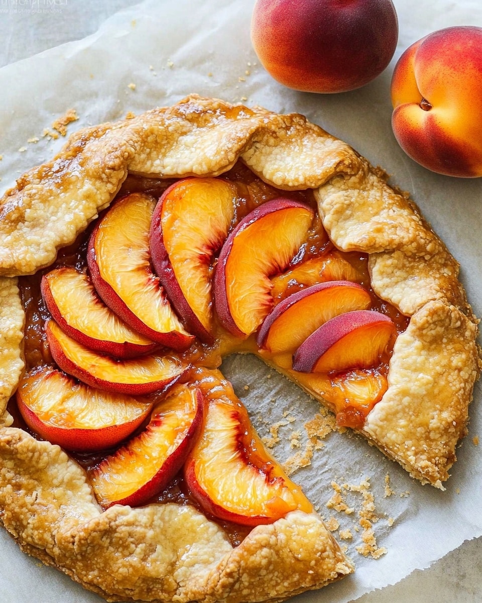 Peach Galette Recipe - Recipe Image