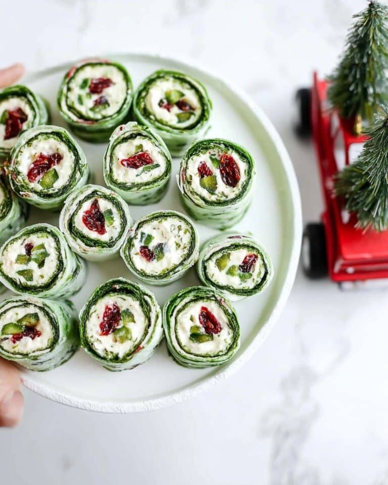 Cranberry Feta Pinwheels Recipe