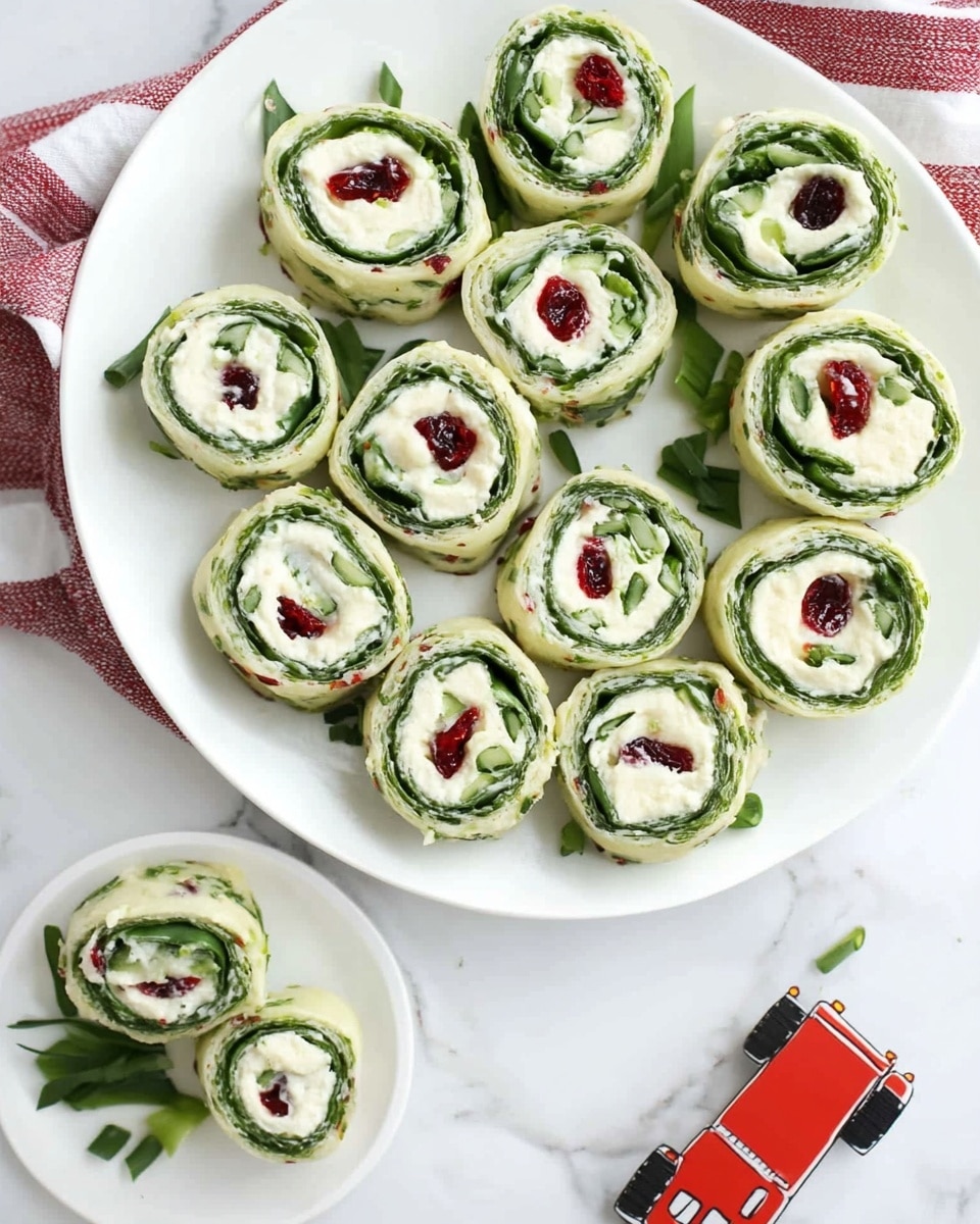 Cranberry Feta Pinwheels Recipe - Recipe Image
