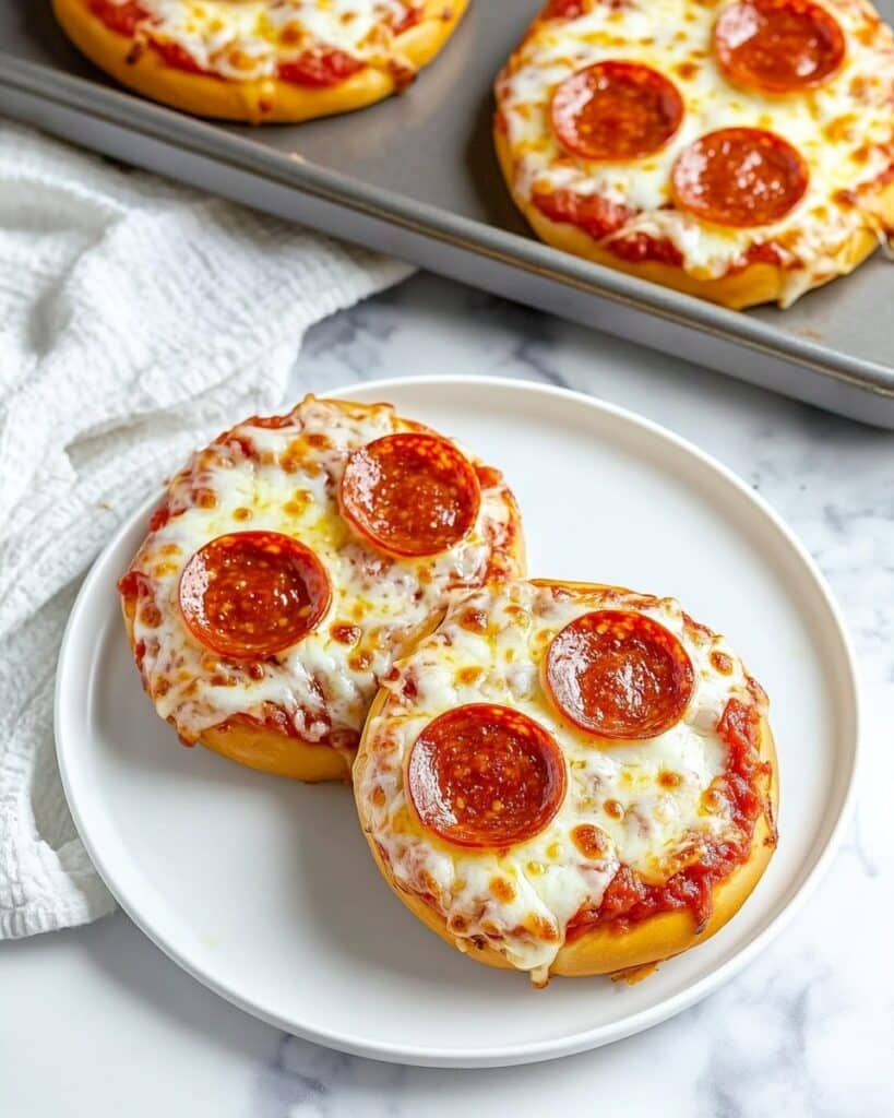 Homemade Pizza Bagels Recipe