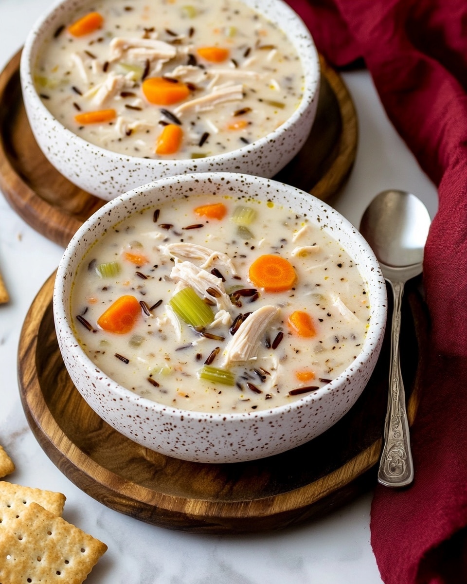 Creamy Chicken and Wild Rice Soup Recipe - Recipe Image