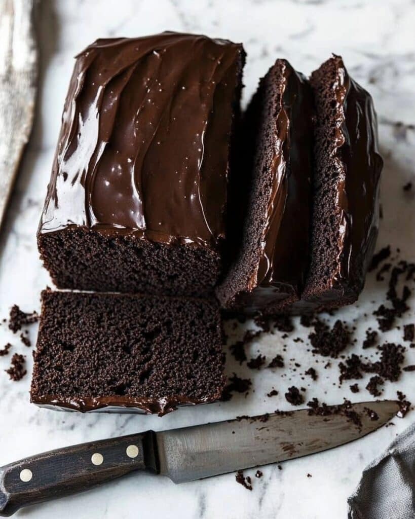 Chocolate Pumpkin Bread with Chocolate Ganache Recipe