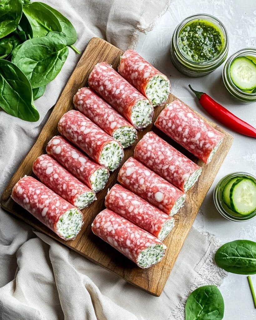 Irresistible Keto Salami Roll-Ups for Easy Snacking Recipe
