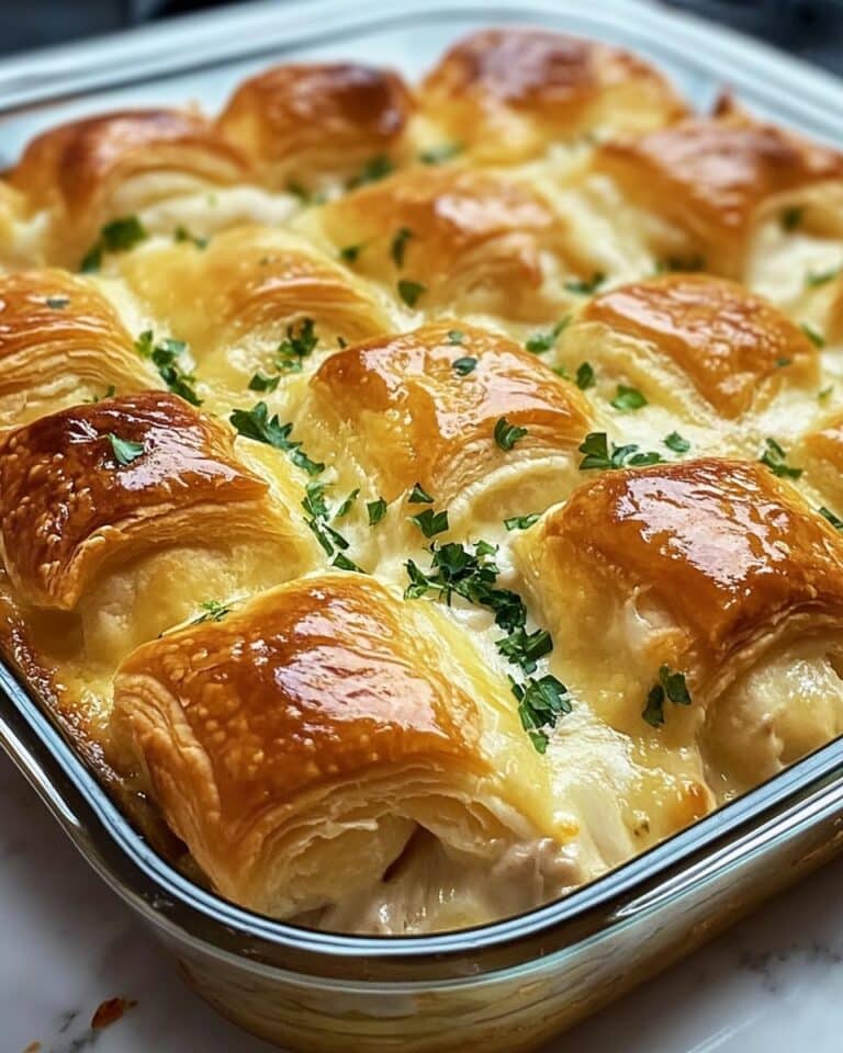 Cheesy Chicken Crescent Bake Recipe