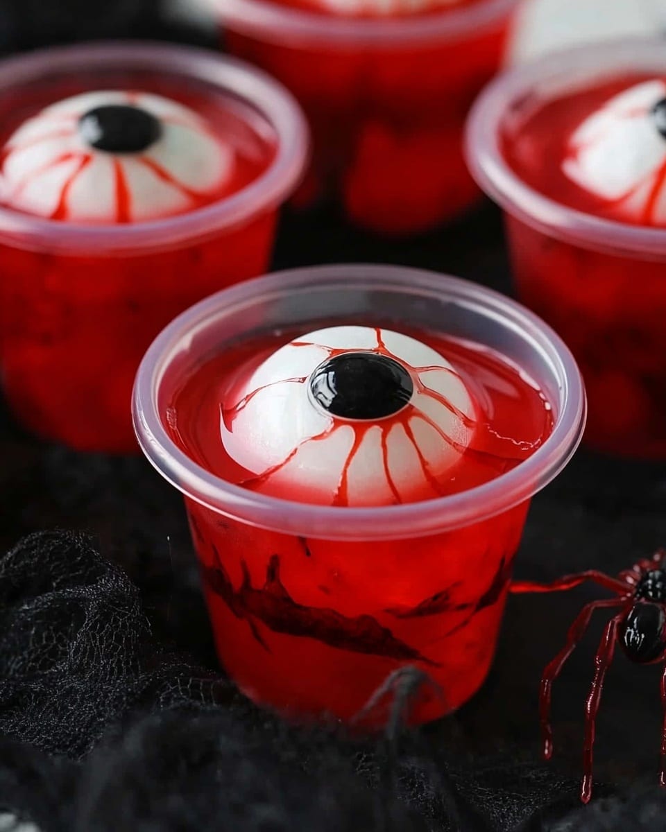 Spooky Halloween Eyeball Jello Shots Recipe - Recipe Image