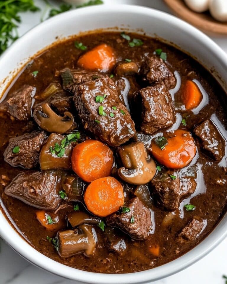 Slow Cooker Beef Bourguignon Recipe