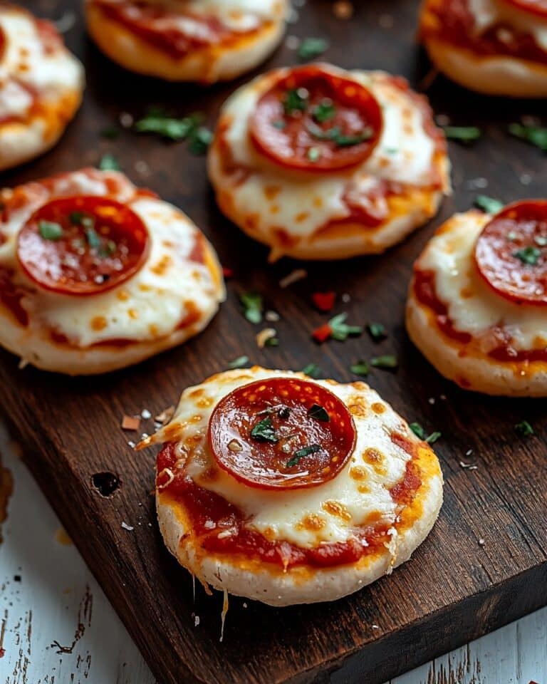 Cheesy Pepperoni Pizza Bagels for School Lunch Recipe