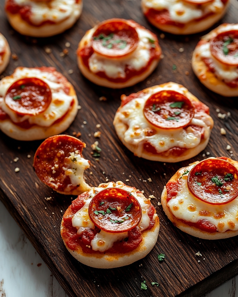 Cheesy Pepperoni Pizza Bagels for School Lunch Recipe - Recipe Image