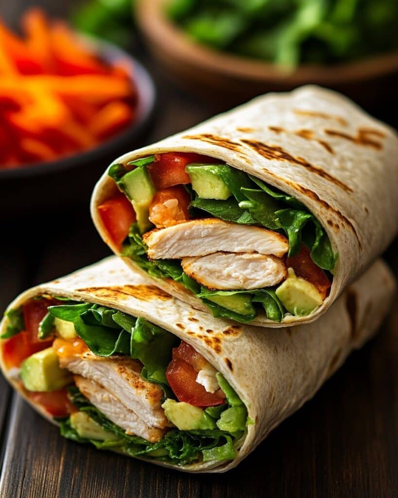 Turkey and Avocado Wraps Recipe