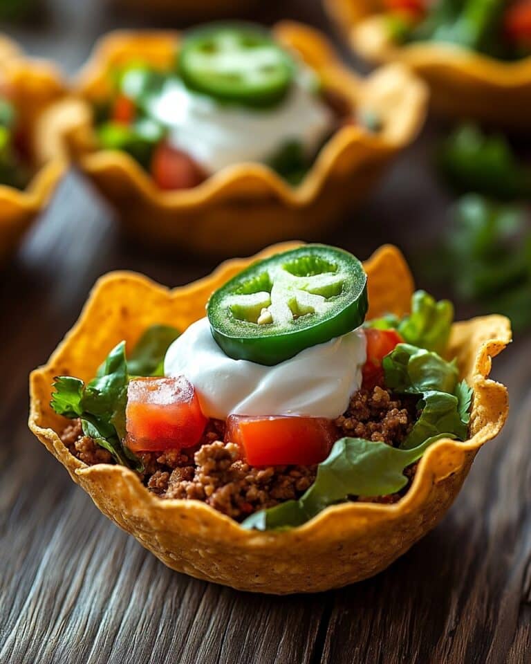 Mini Taco Salad Cups for School Lunch Recipe