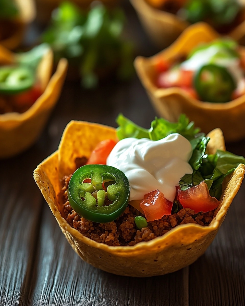Mini Taco Salad Cups for School Lunch Recipe - Recipe Image
