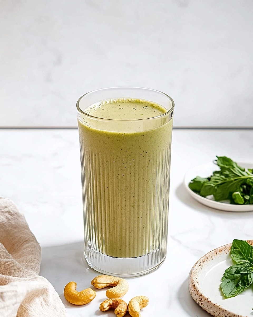 Mint Pineapple and Spinach Smoothie Recipe - Recipe Image