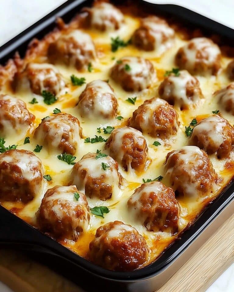 Dump-and-Bake Meatball Casserole Recipe