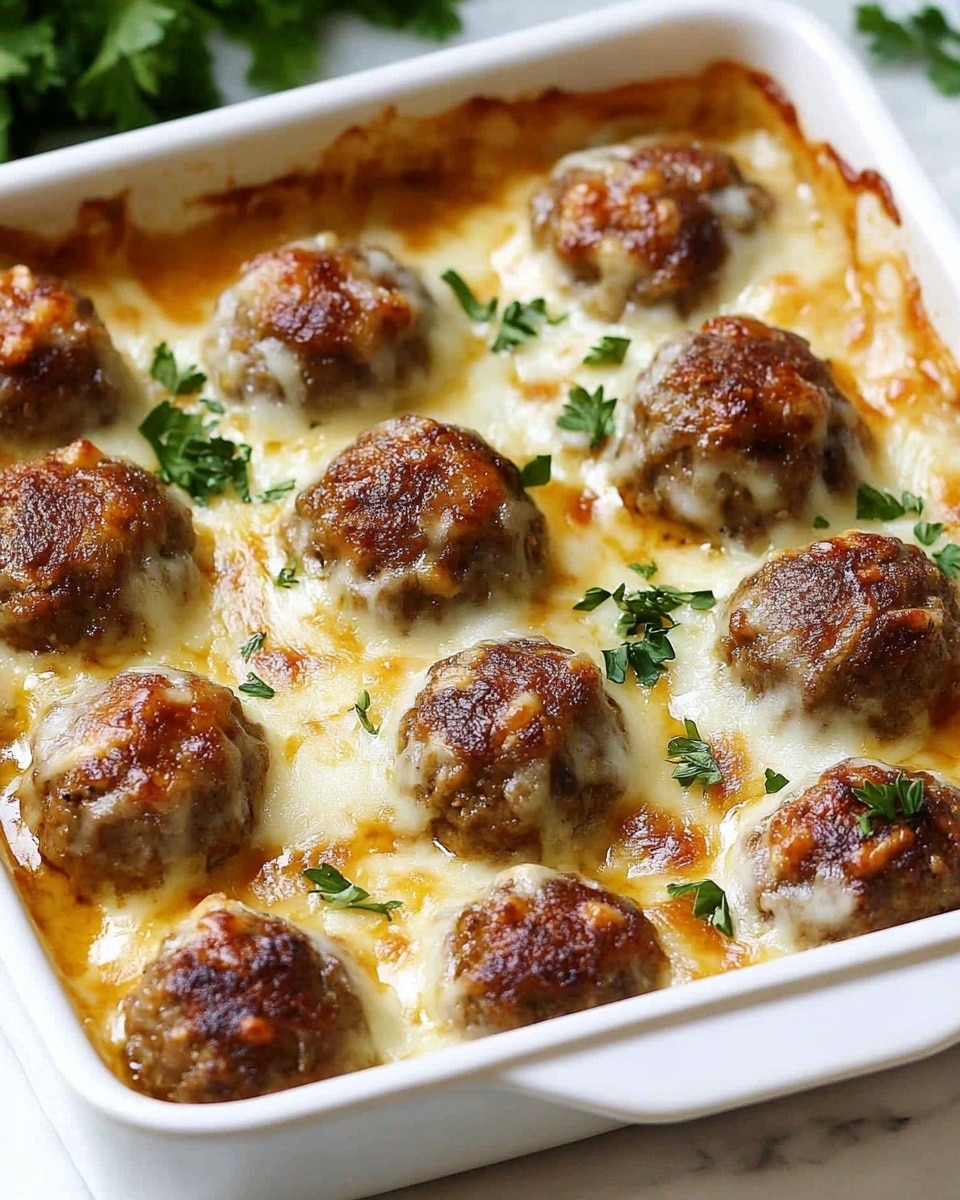 Dump-and-Bake Meatball Casserole Recipe - Recipe Image