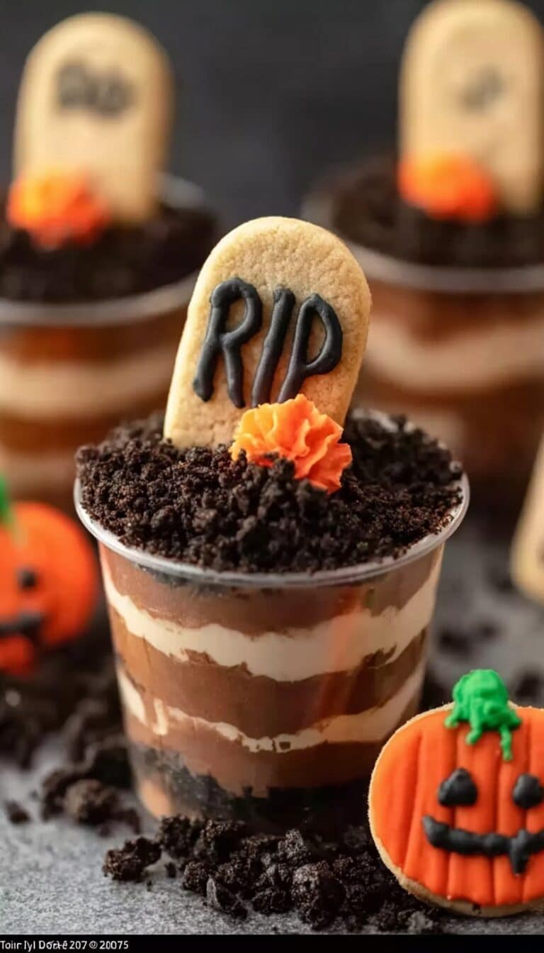 Halloween Dirt Cups Recipe