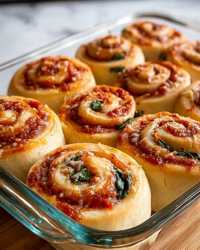 Vegan Caramelized Onion & Spinach Pizza Rolls Recipe