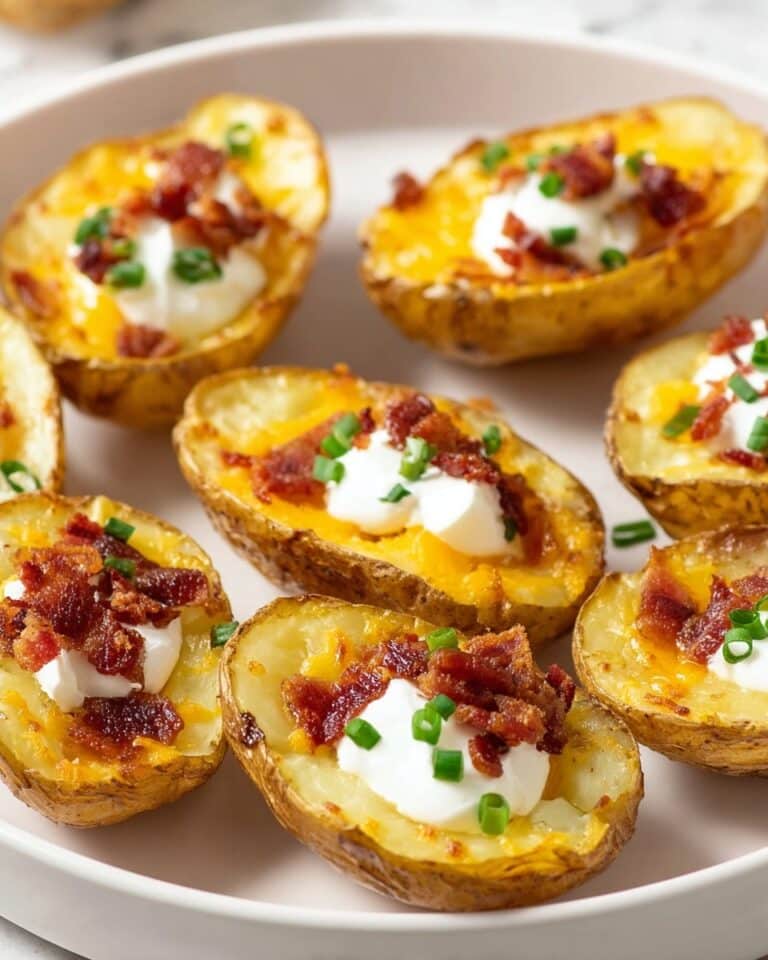 Crispy Loaded Potato Skins Recipe