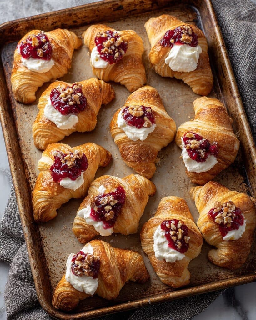 Cranberry Cream Cheese Crescent Bites Recipe