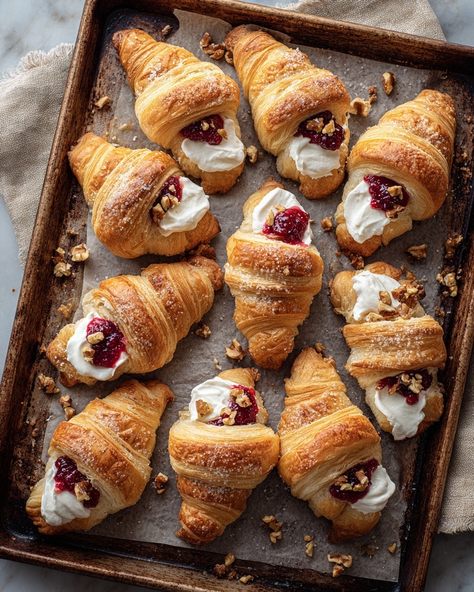 Cranberry Cream Cheese Crescent Bites Recipe - Recipe Image