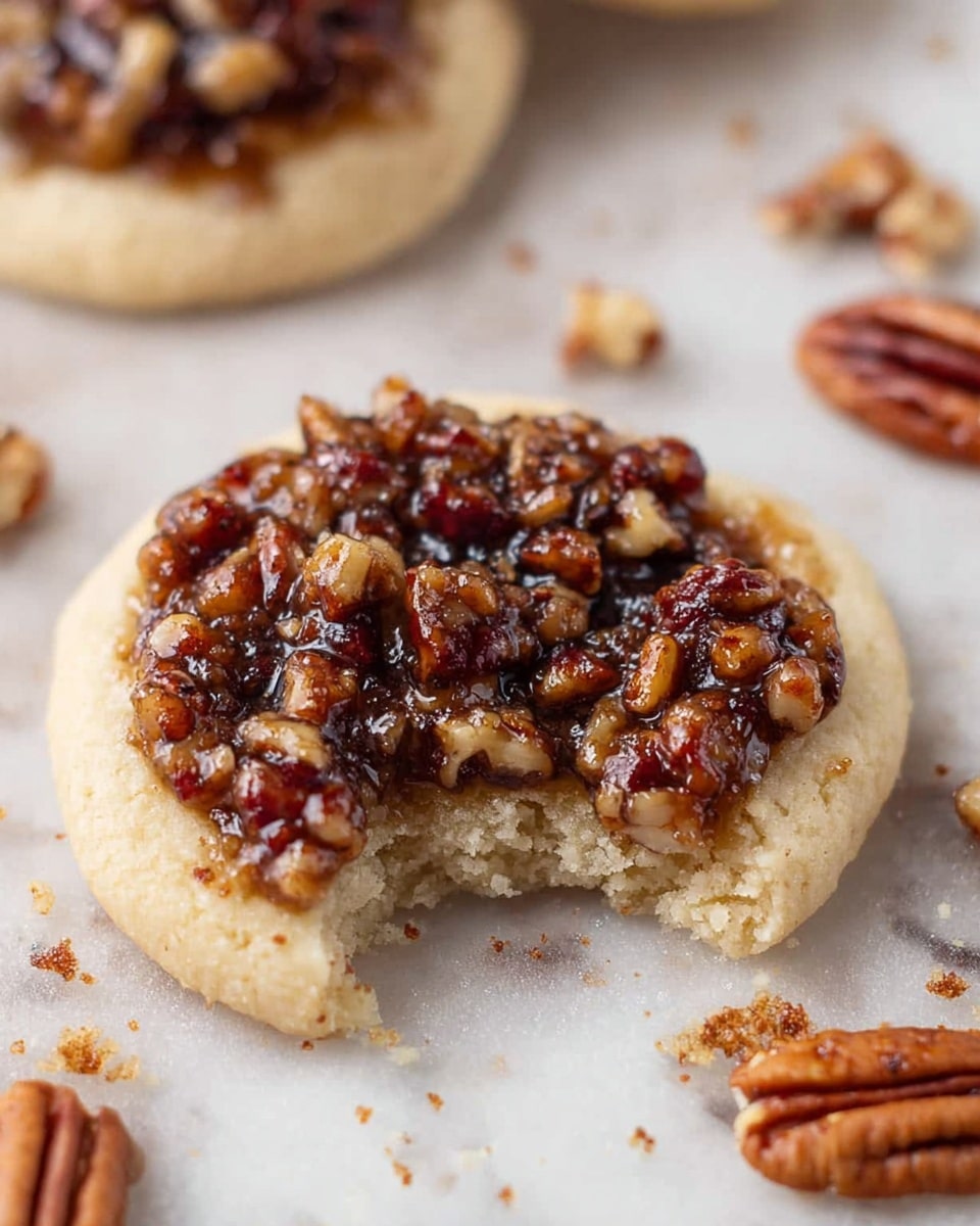 Crumbl Pecan Pie Cookies with Sugar Cookies Recipe - Recipe Image