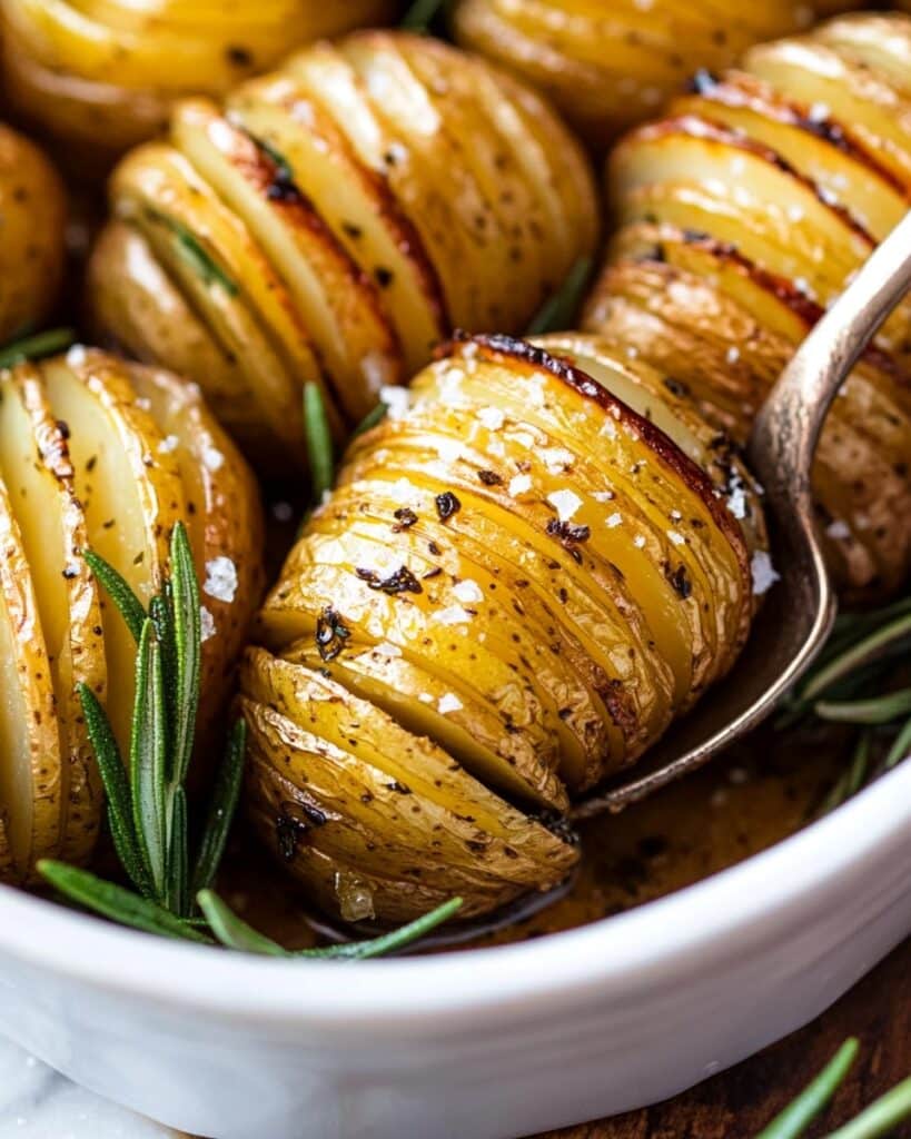 Crispy Rosemary Butter Roasted Potatoes Recipe