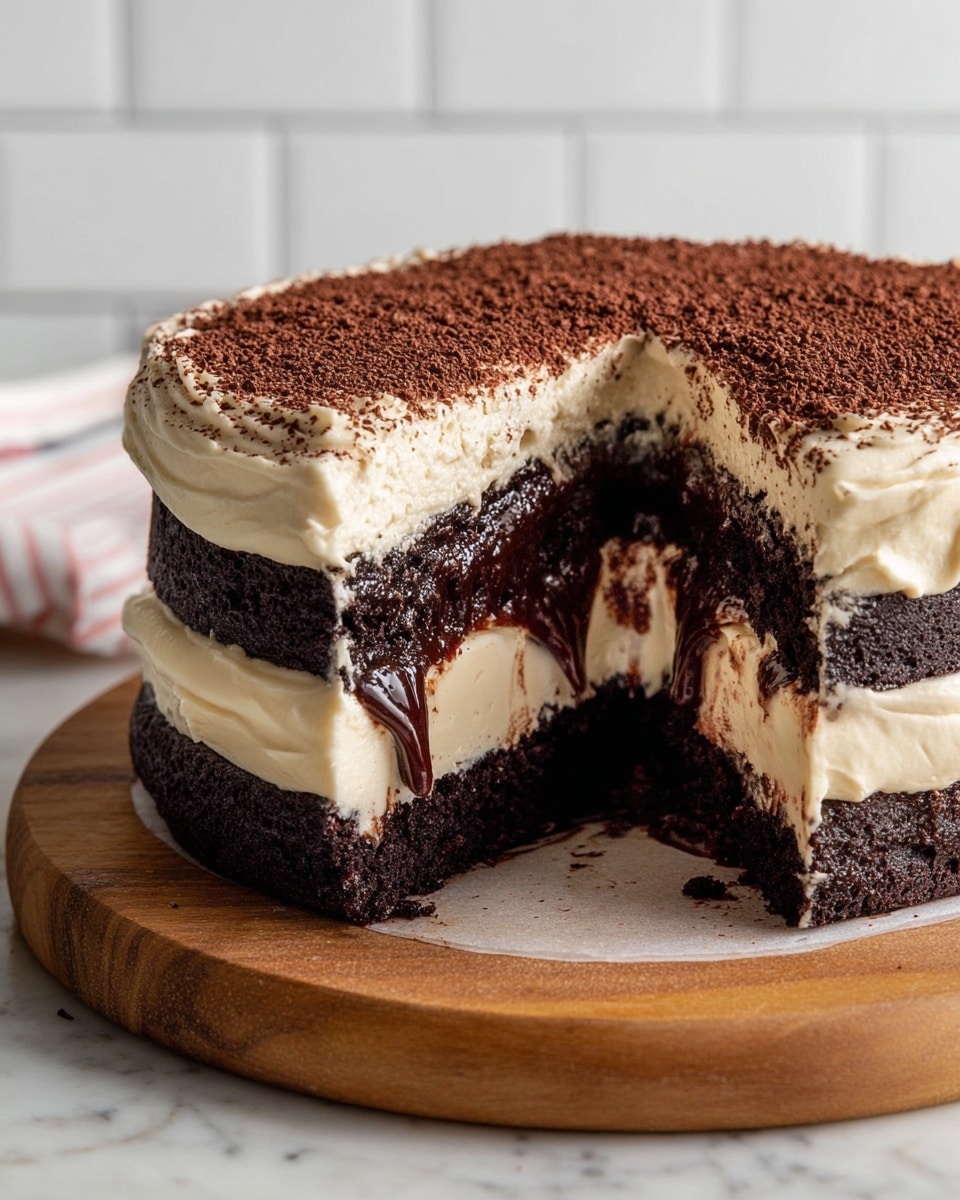 Tiramisu Chocolate Layer Cake Recipe - Recipe Image