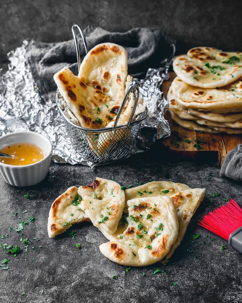 Easy Garlic Pita Bread from Scratch Recipe