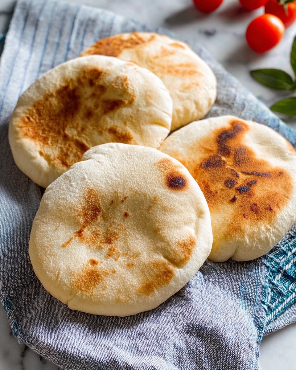 Fresh Homemade Pita Bread Recipe - Recipe Image