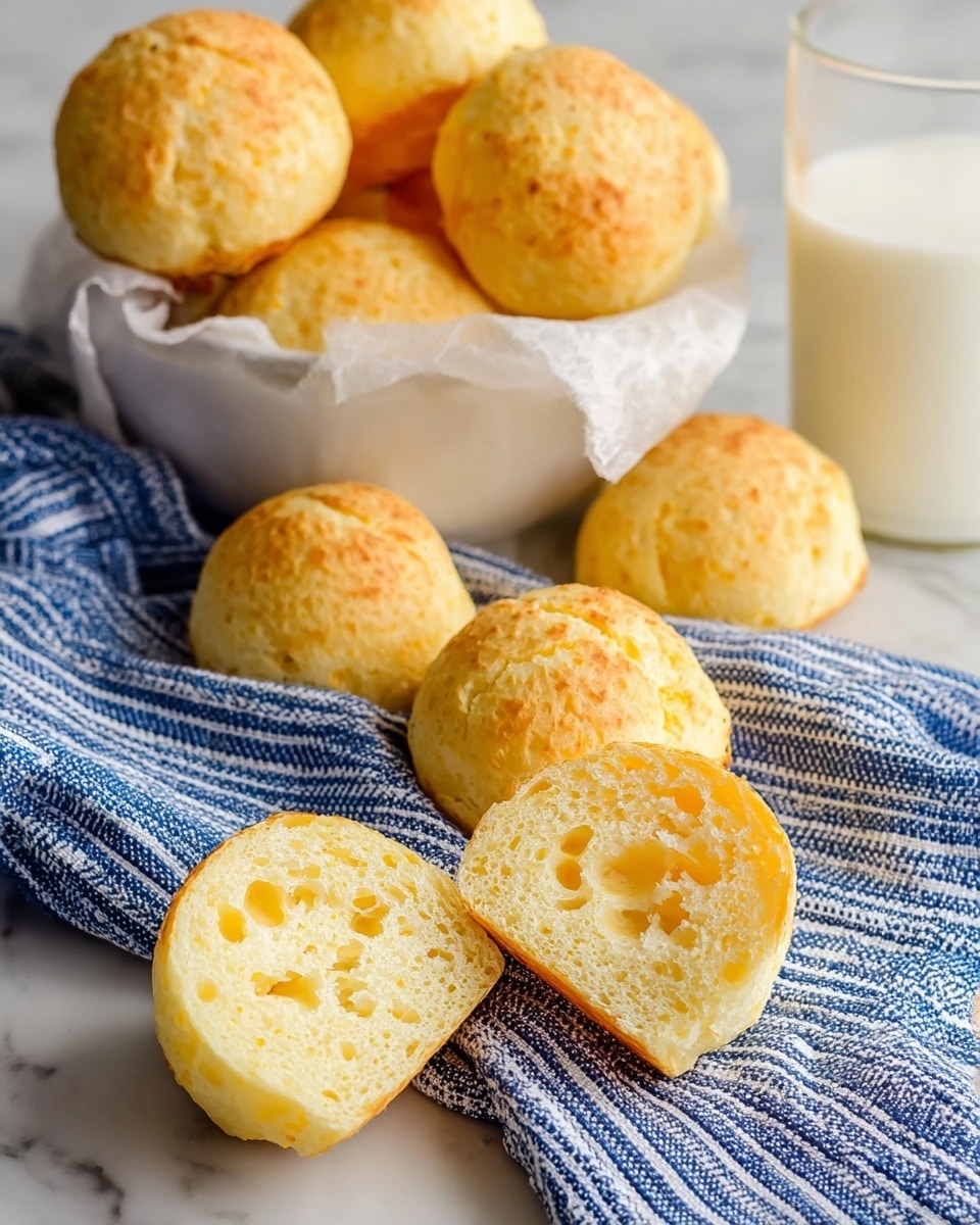 Easy Brazilian Cheese Bread (Pão de Queijo) Recipe - Recipe Image