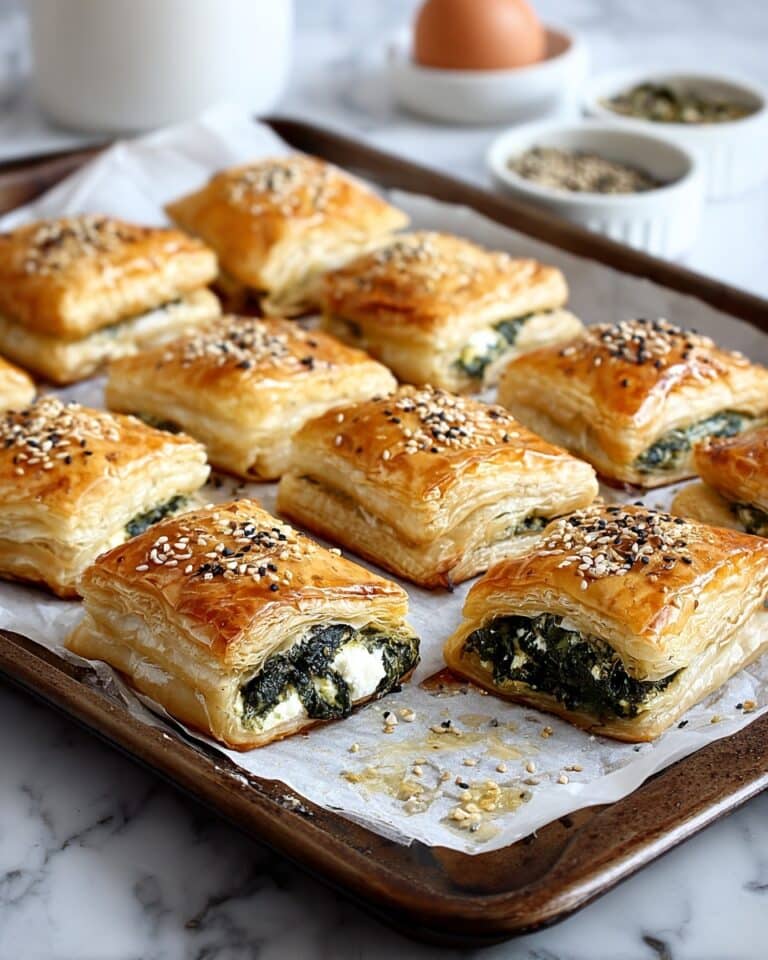 Spinach and Feta Puff Pastry Bites Recipe